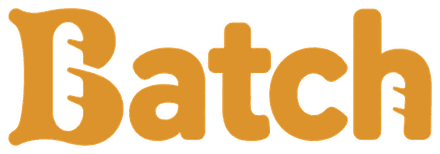 Batch current logo on a light field